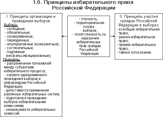 Курсовая работа: Понятие, принципы и источники избирательного права РФ